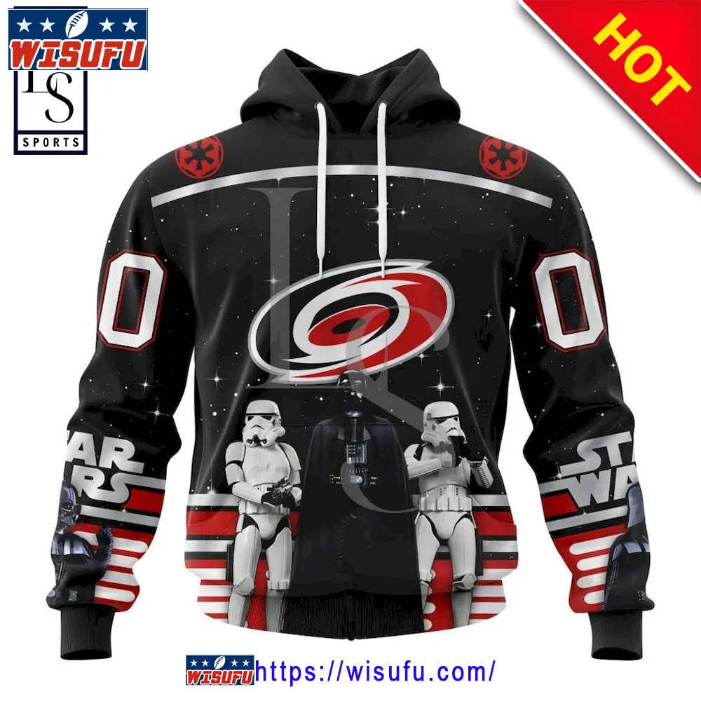 Carolina Hurricanes Special Star Wars May The 4th Be With You Personalized Hoodie