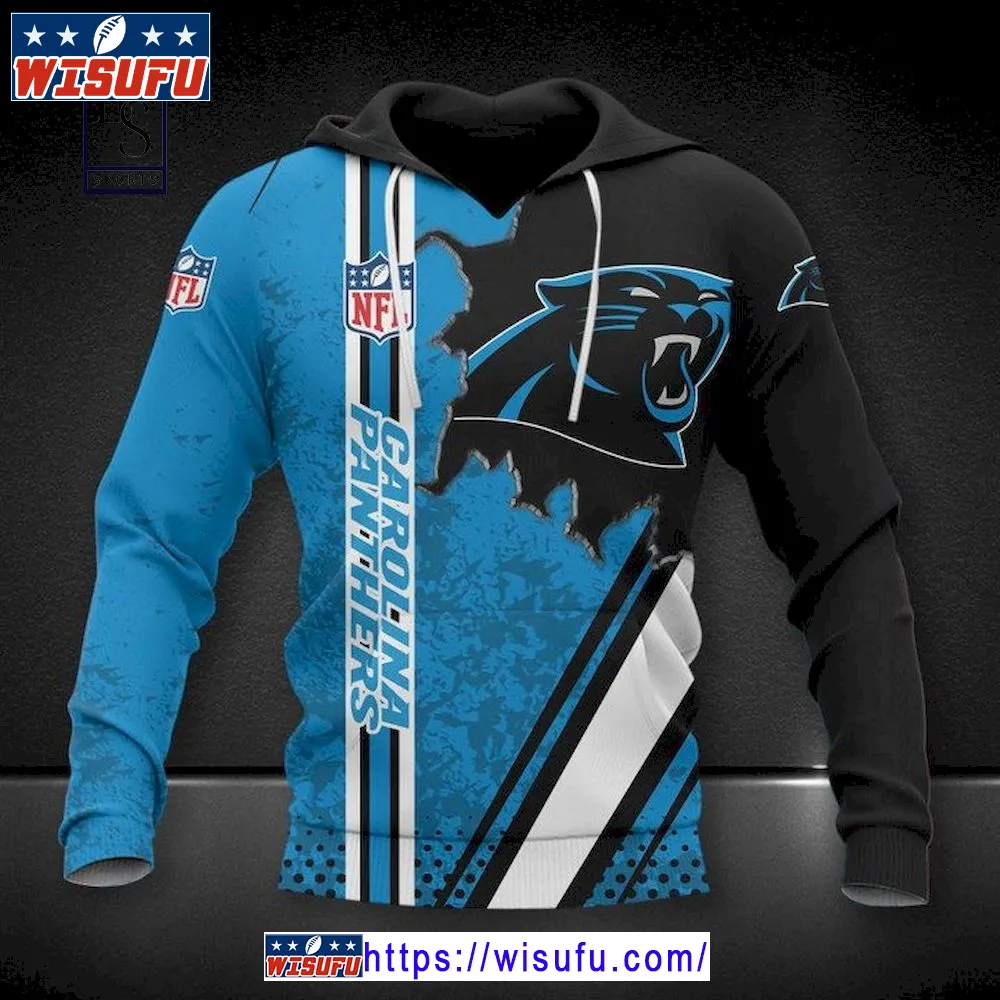 Carolina Panthers 3d Football NF.L Hoodie