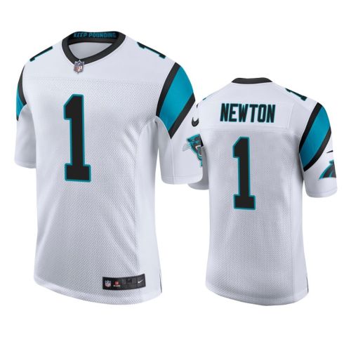 Carolina Panthers Cam Newton 1 White Vapor Jersey