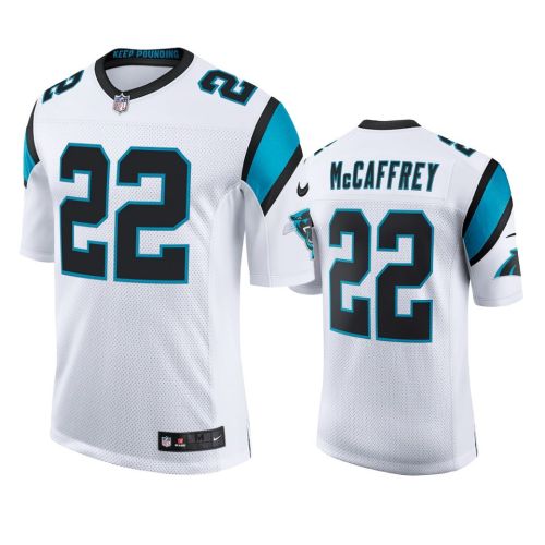 Carolina Panthers Christian McCaffrey 22 White Vapor Jersey