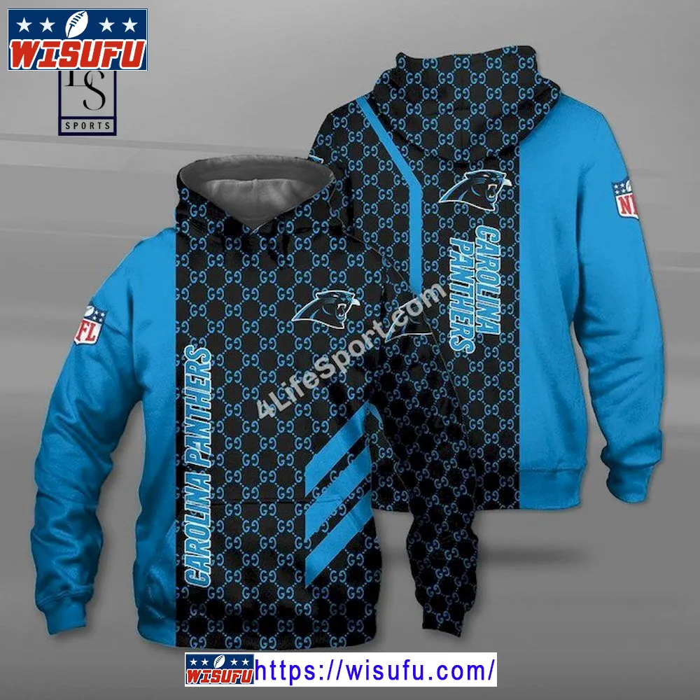 Carolina Panthers Luxur.y Design NF.L Hoodie 3d