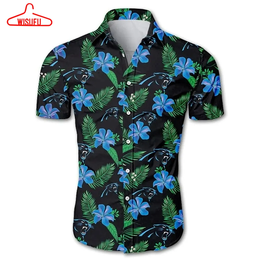 Carolina Panthers Nfl Floral Hawaiian Shirt, New Fashion Gifts