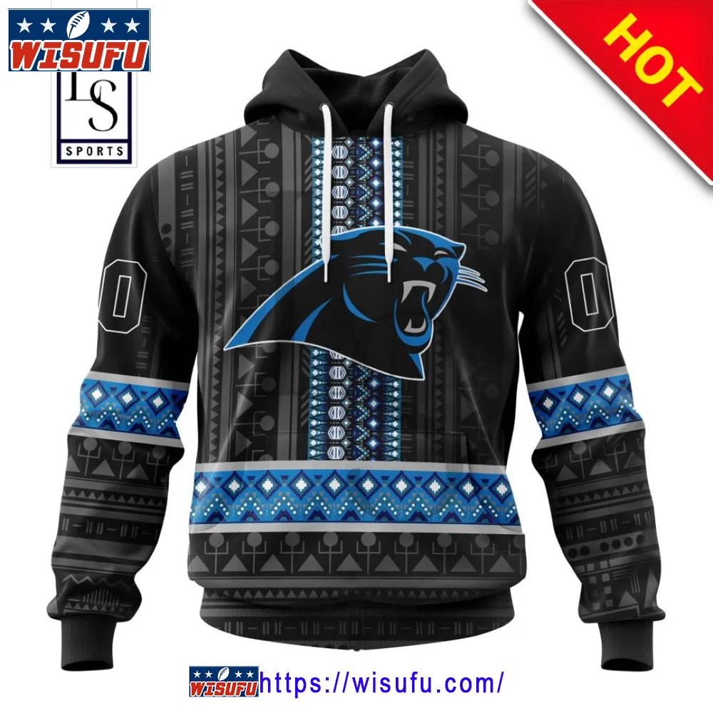 Carolina Panthers Specialized Pattern Native Personalized Hoodie