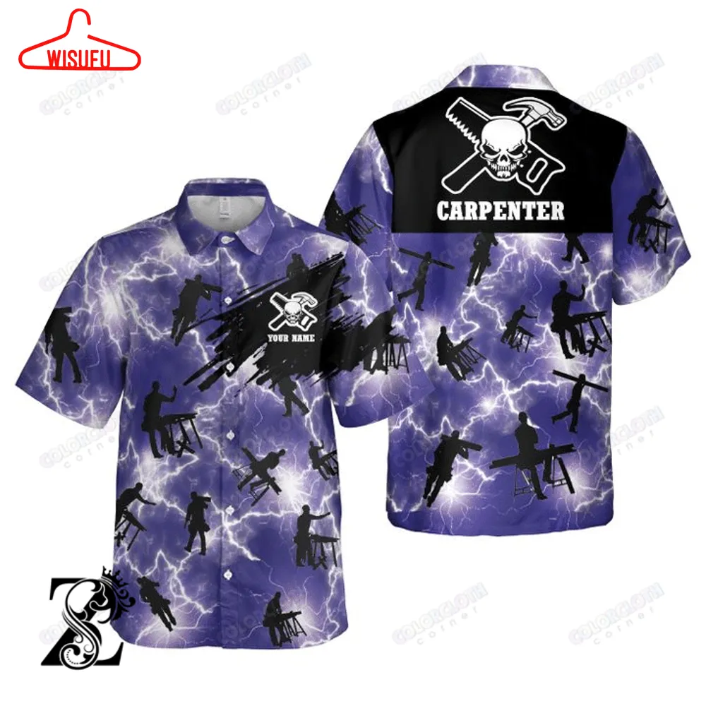 Carpenter Storm Hawaiian Shirt Tv056058, New Hawaiian Holiday Outfits, New Fashion Gifts