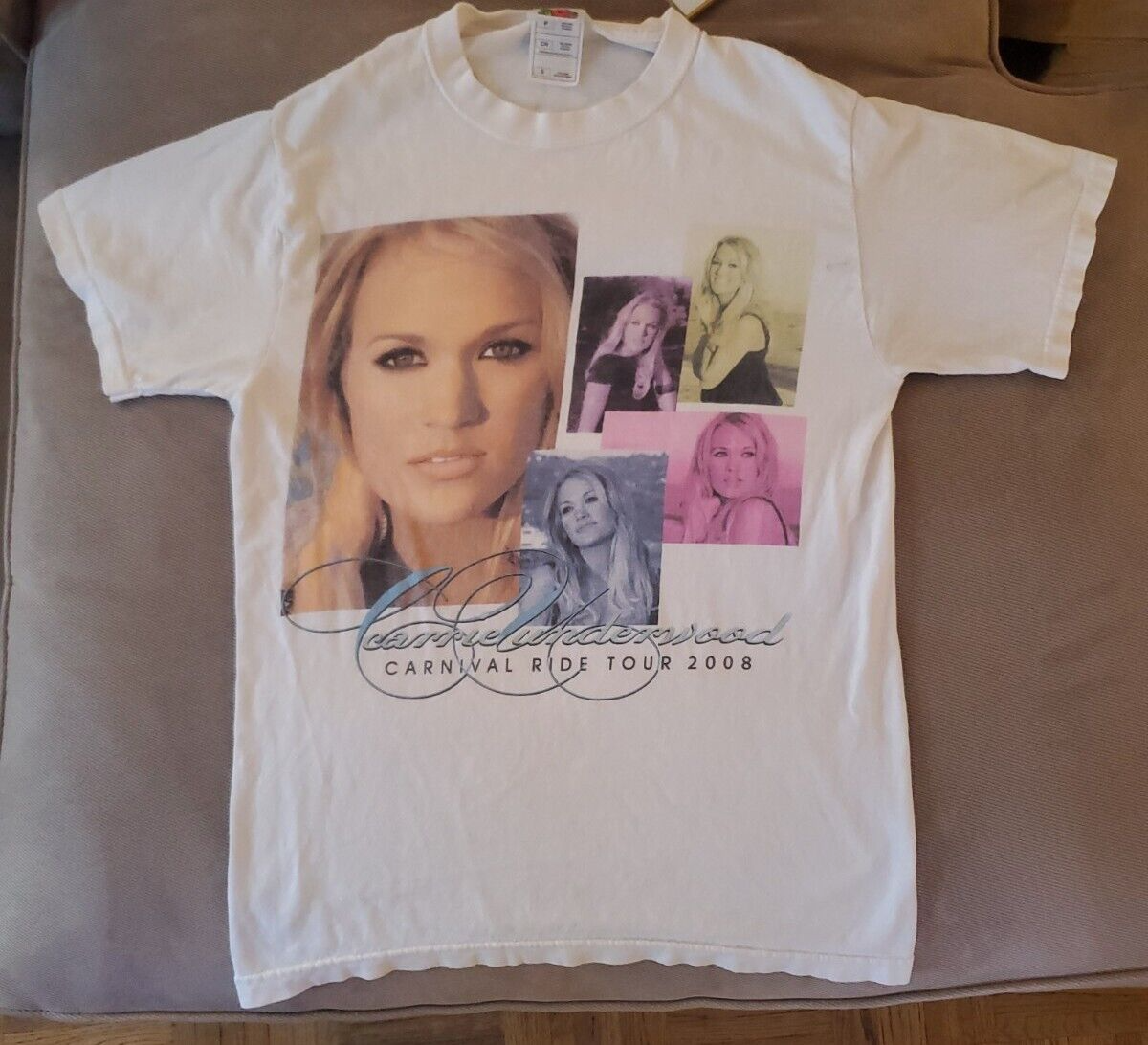 Carrie Underwood Concert Shirt From 2008. Carnival Ride TOUR