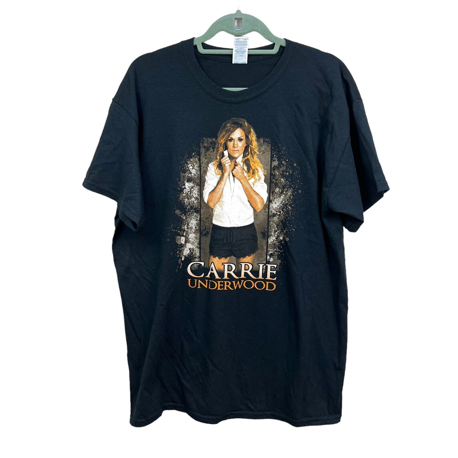 Carrie Underwood Live Summer 2015 Tour T Shirt 100% Cotton Black Women