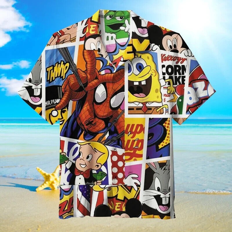 Cartoon character - HAWAIIAN SHIRT, S-5XL US Size, Limited Edition Gift For Fans