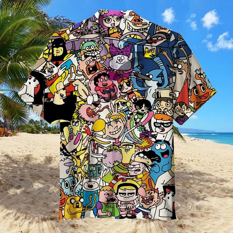 Cartoon characters- HAWAIIAN SHIRT, S-5XL US Size, Limited Edition Gift For Fans