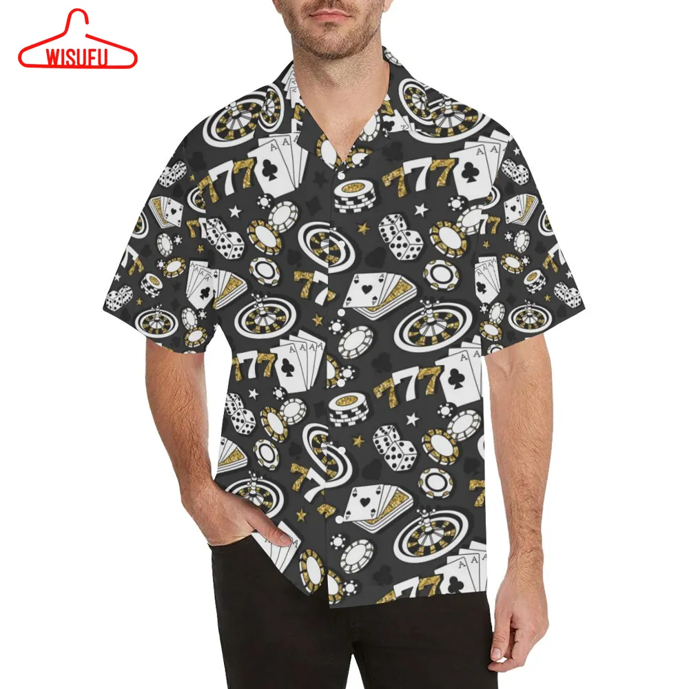 Casino Pattern Print Design 05 Hawaiian Shirt, New Hawaiian Holiday Outfits, New Fashion Gifts