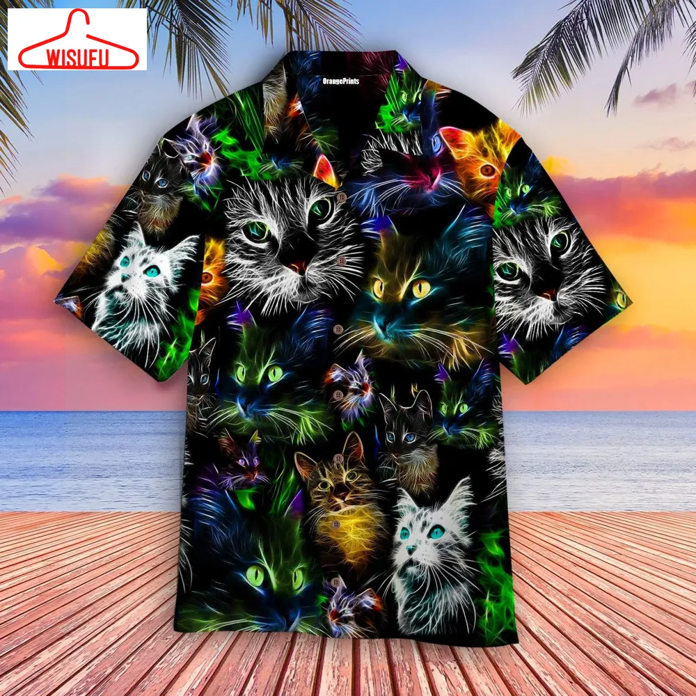 Cat Hair DonÃ­t Care Hawaiian Shirt