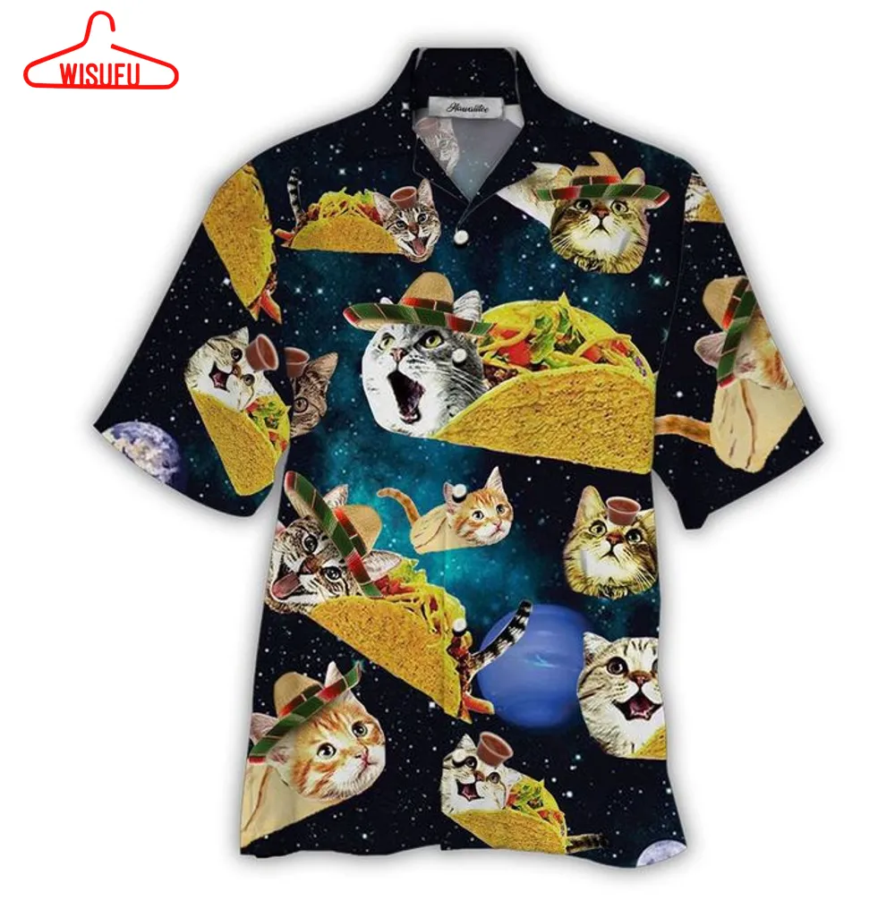 Cat Hawaiian Shirt Pre10257, New Hawaiian Holiday Outfits, New Fashion Gifts