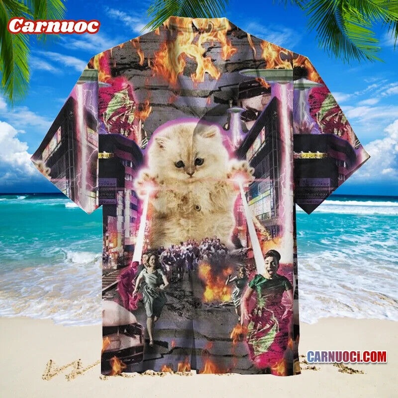 Cat Hawaiian Shirt, Gift For Men and Women S-5XL US Size