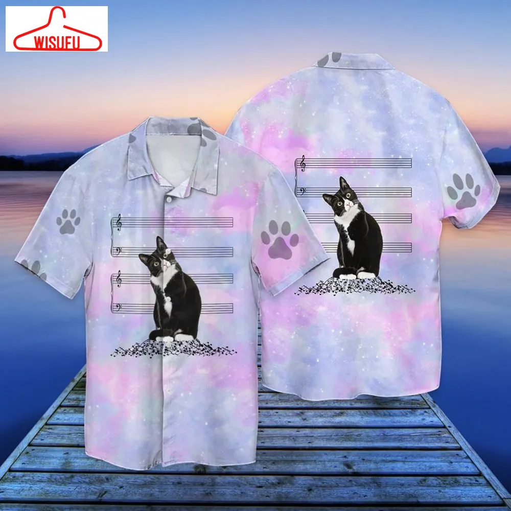 Cat Music Hawaiian Shirt