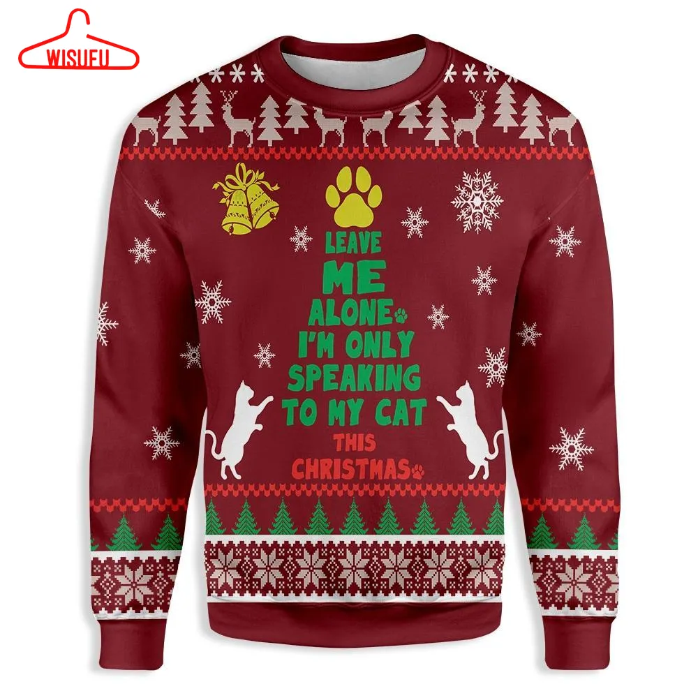 Cat The Christmas Tree Ugly Christmas Sweater - For Men & Women - Adult - New Winter Fashion Shirt Gift For Family