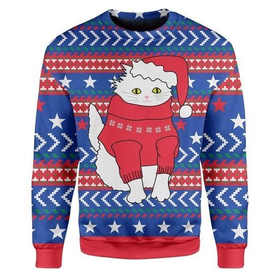 Cat Ugly Christmas Sweater