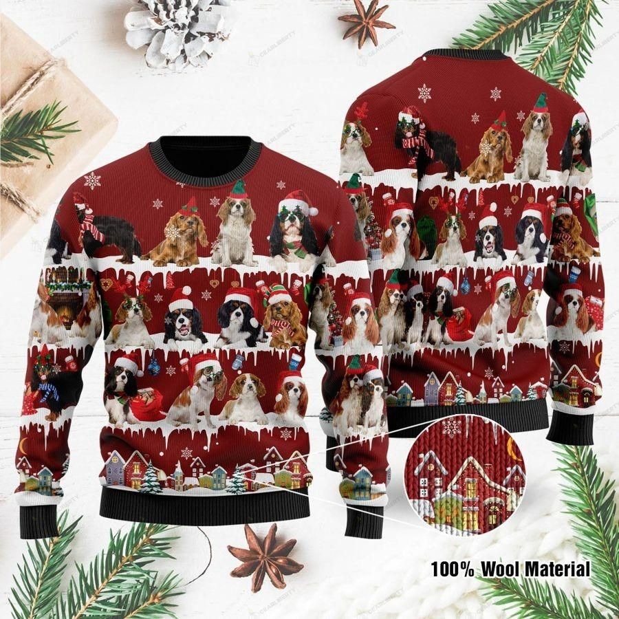 Cavalier King Charles Spaniel Ugly Christmas Sweater