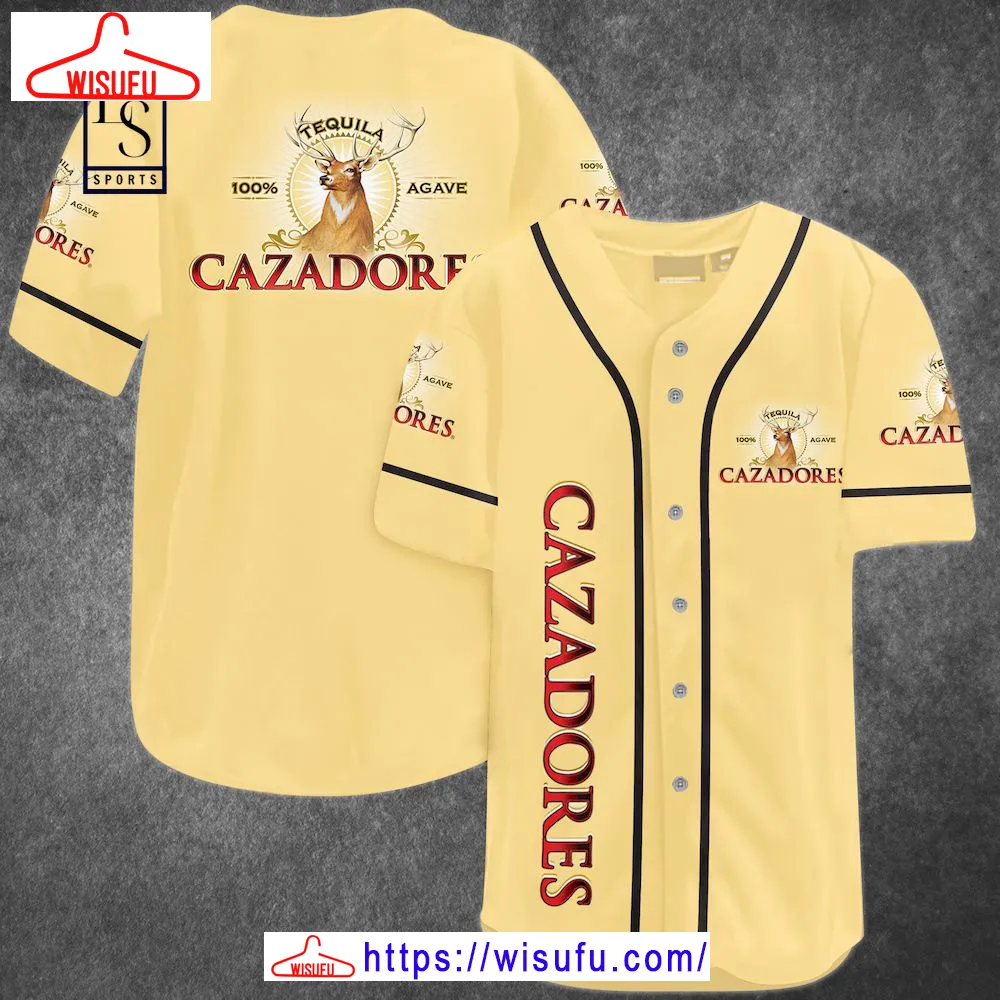 Cazadores Tequila Baseball Jersey, New Fashion Gifts