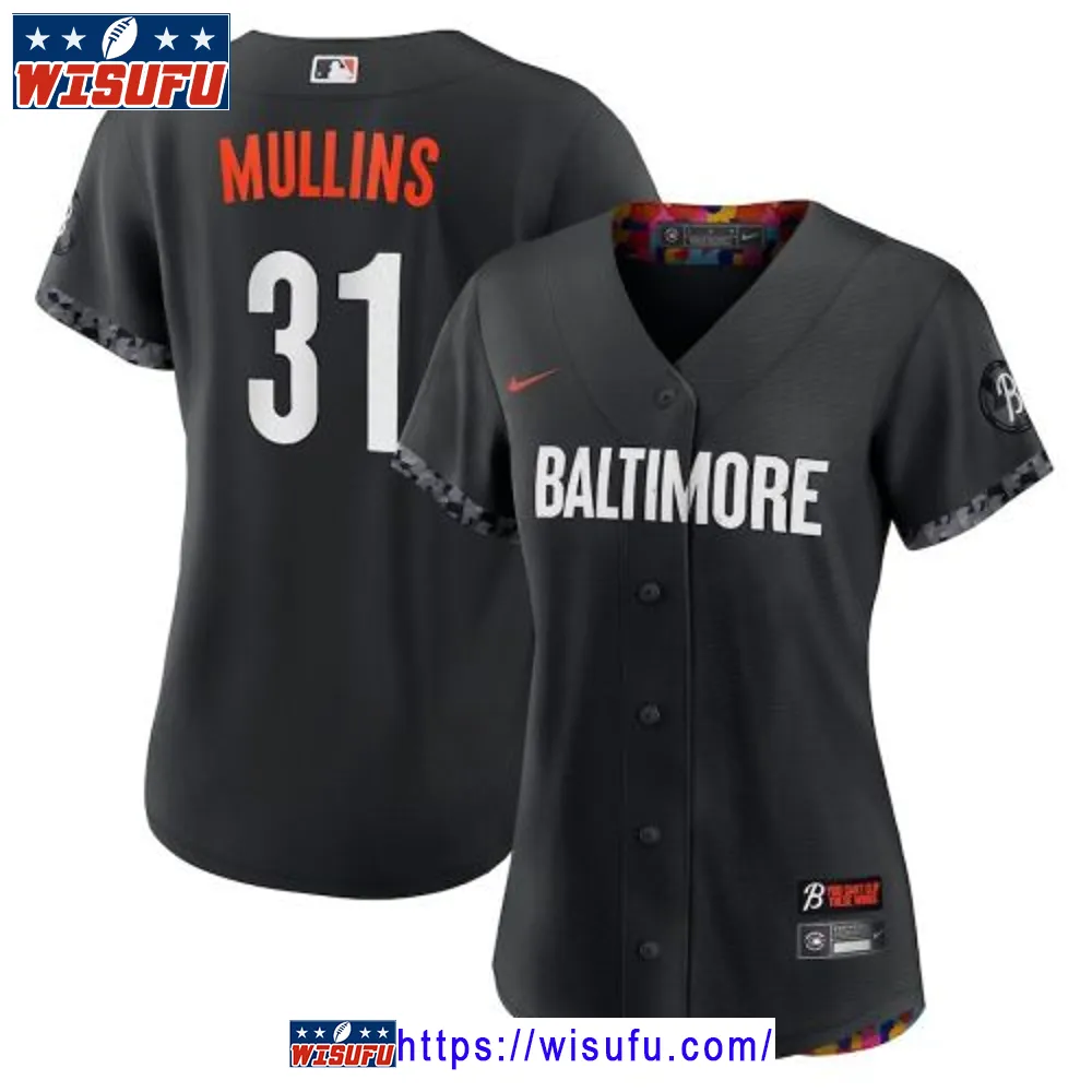 Cedric Mullins 31 Baltimore Orioles Women's 2023 City Connect Player Jersey - Black