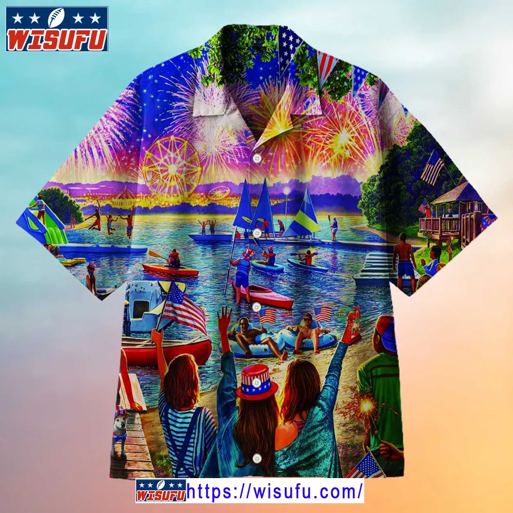 Celebrate Independence Day By Visiting The Lake Universal Hawaiian Shirt