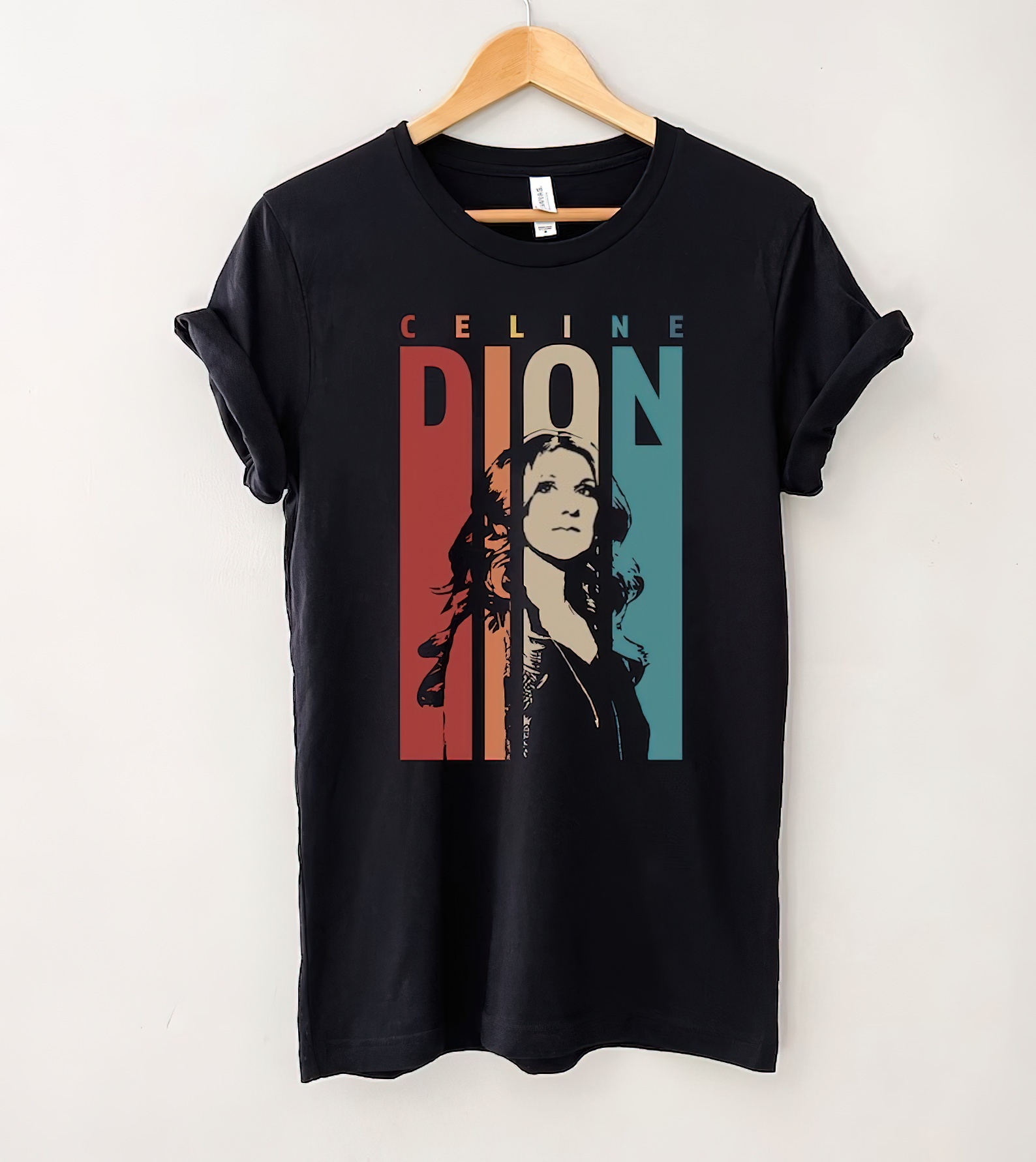 Celine Dion Retro Vintage T-Shirt, Celine Dion Shirt, Music Vintage Shirt, Gift Tee For You And Your Friends-gigapixel-standard-scale-2_00x