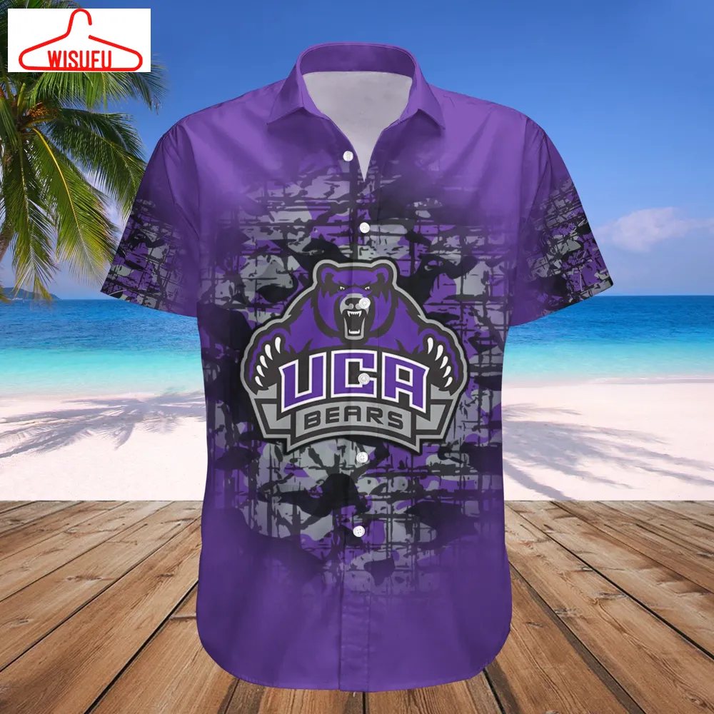 Central Arkansas Bears Camouflage Vintage Hawaiian Shirt, New Fashion Gifts