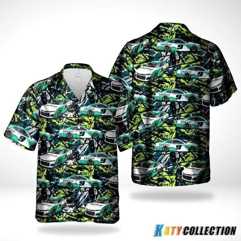 Chase Elliott NASCA Racing Cars No. 9 Hawaiian Shirt, Gift For Men, S-5XL