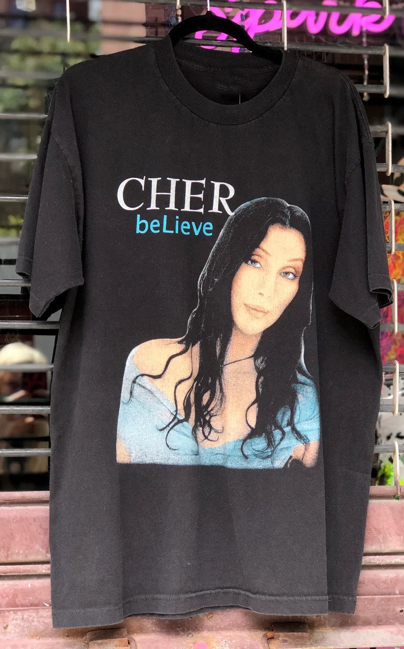 Cher Believe Tour Gift For Fan Black All Size Unisex Shirt