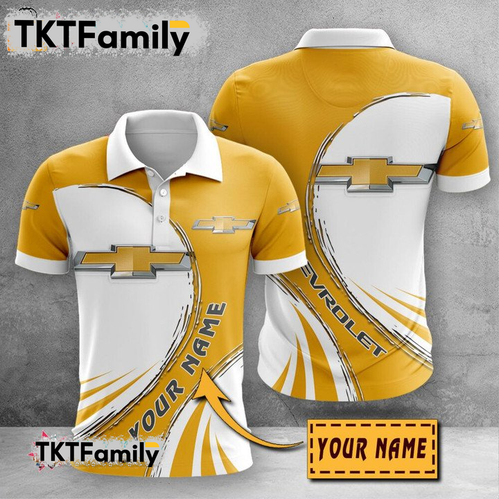 Chevrolet Custom Name 3D Polo Shirt TKT Familys