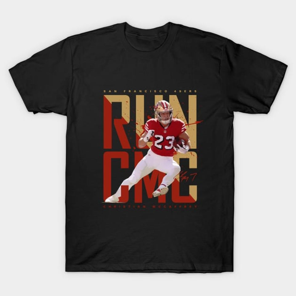 Christian McCaffrey SF 49ers Football T-Shirt