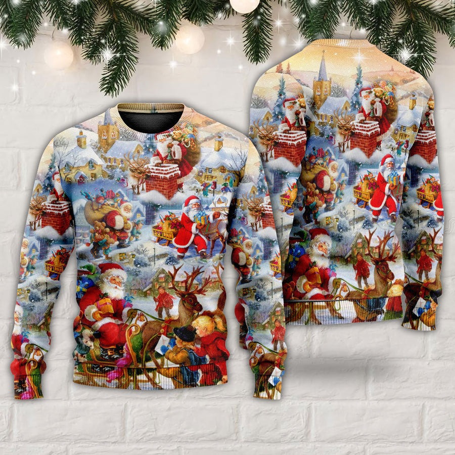 Christmas Have A Merry Holly Jolly Christmas - Sweater - Ugly Christmas Sweaters