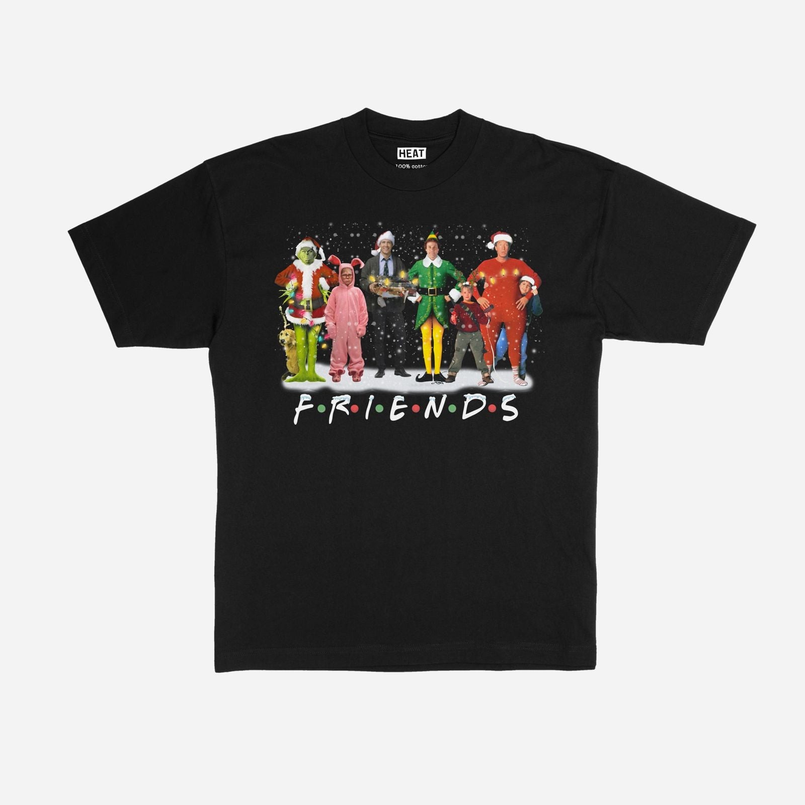 Christmas Holiday Friends Graphic T-Shirt