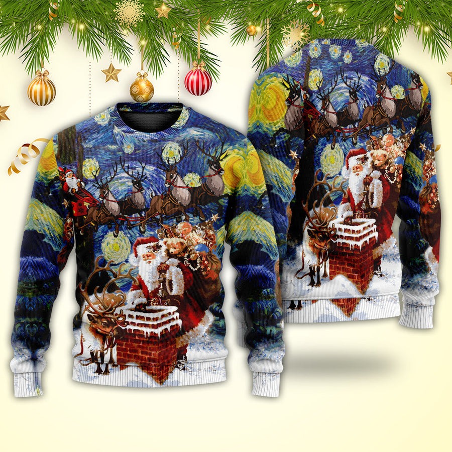 Christmas Santa Coming For You - Sweater - Ugly Christmas Sweaters