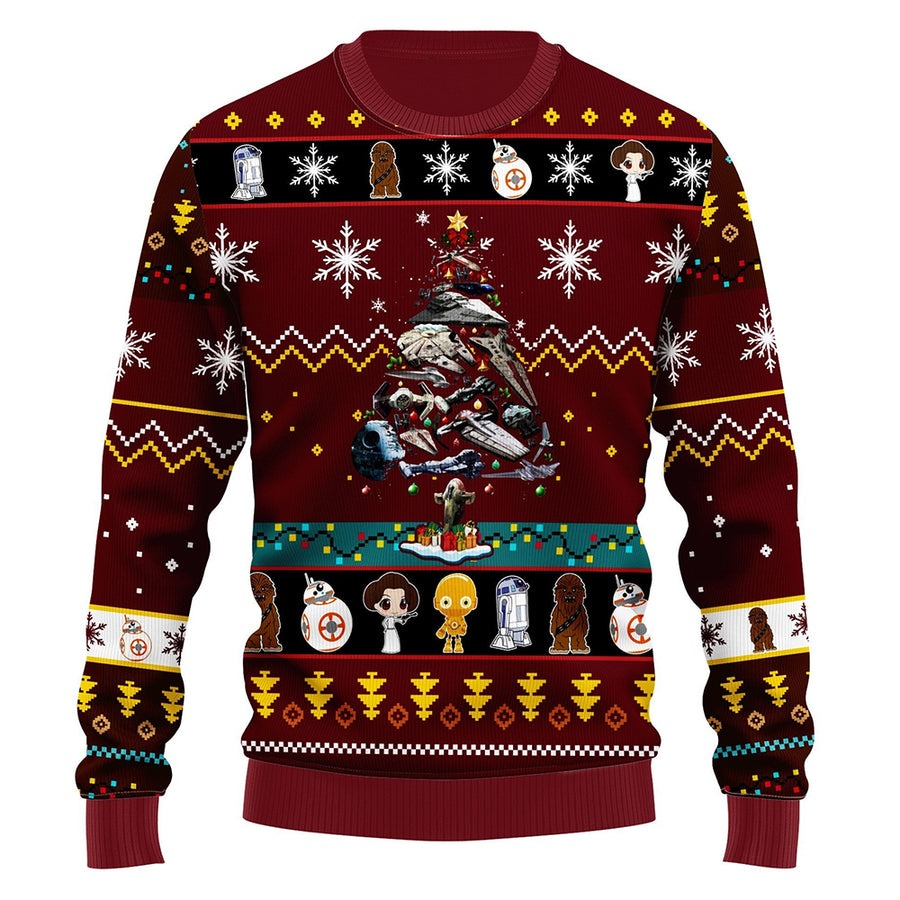 Christmas Star Wars Trips - Sweater - Ugly Christmas Sweaters