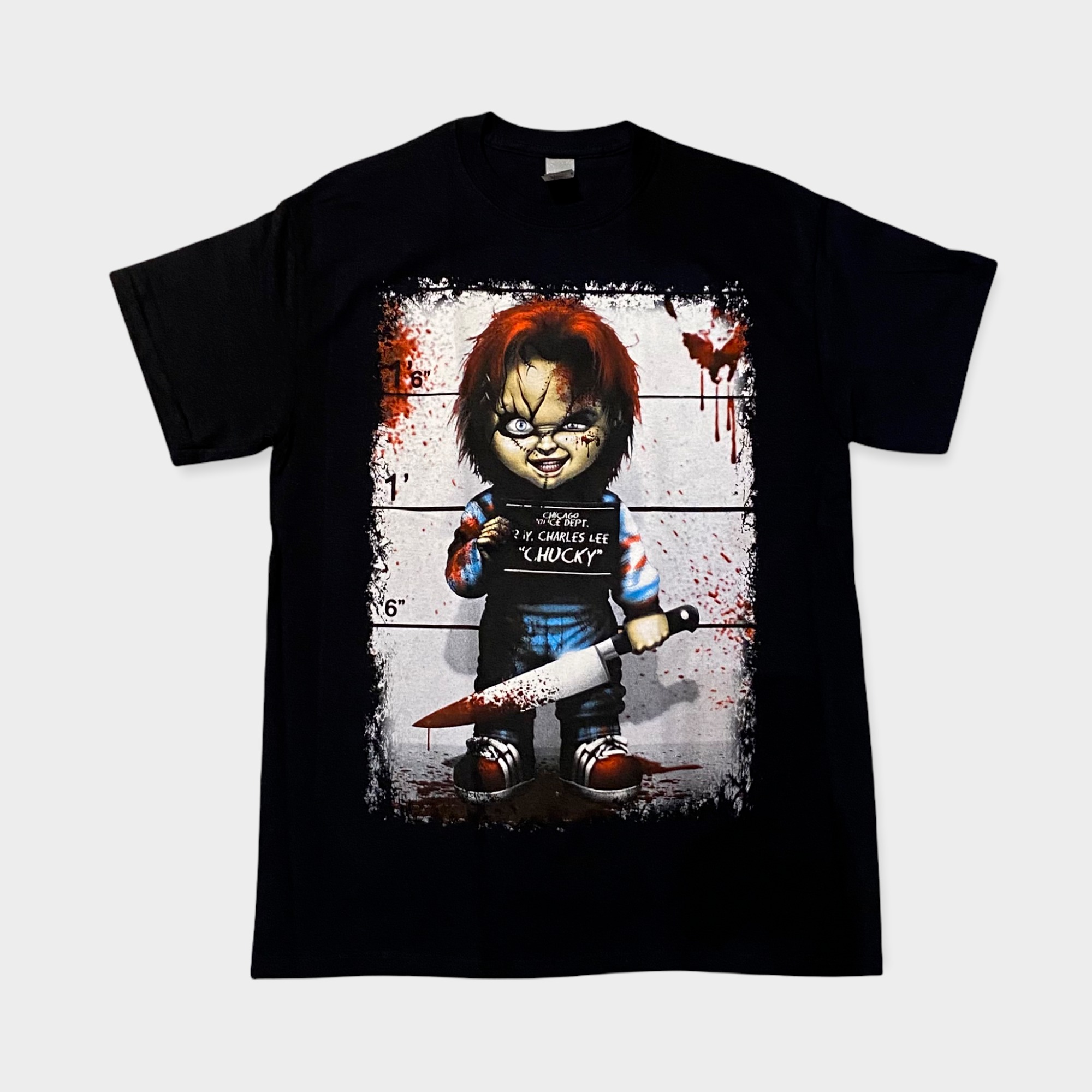 Chucky Unisex Black Graphic T-Shirt