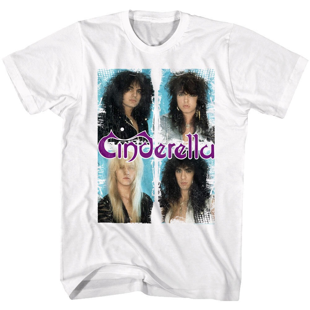 Cinderella Shake Me Album Cover Men's T Shirt Hair Metal Rock Band Photo Concert