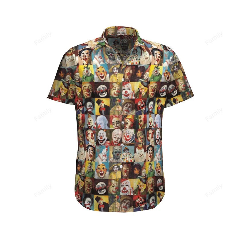 Circus Clown Hawaiian Shirt For Men & Women, FULL SIZE S-5XL