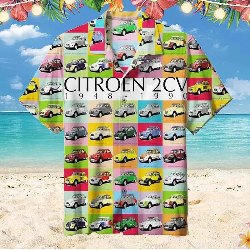 CitroÃ«n 2CV Hawaiian Shirt, Gift For Men and Women S-5XL US Size