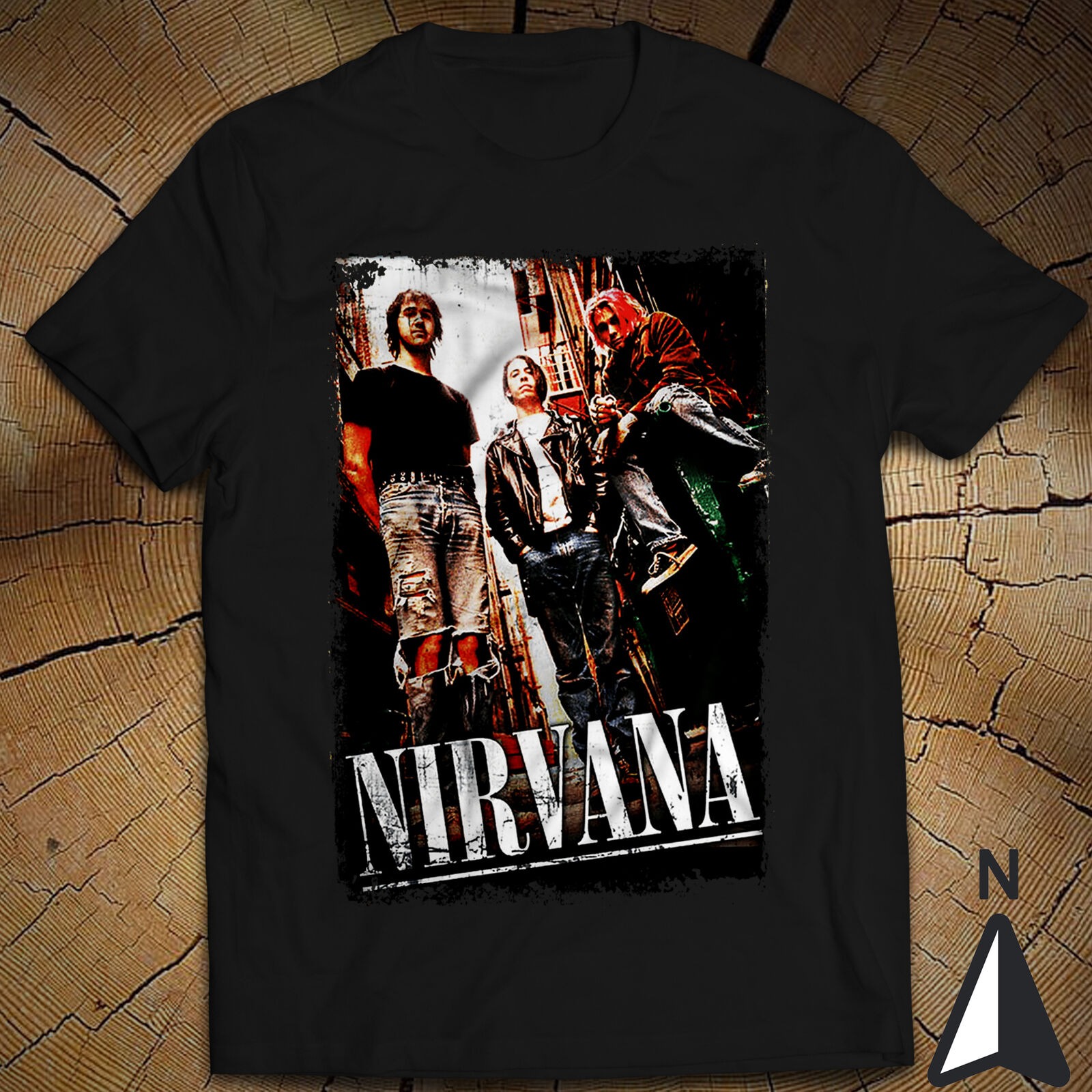 Classic Music T-Shirt Nirvana Transmission Impossible Live Smells Best