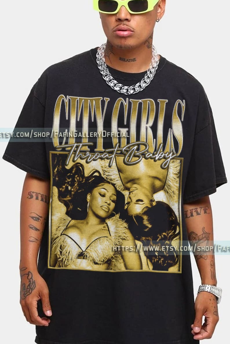 Classics CITY GlRLS Twerkulator Yung Miami and JT Shirt, Rap Hip Hop 90s Retro Unisex T-shirt Music 90s Fan Tour Shirt, City Girls Tees FL