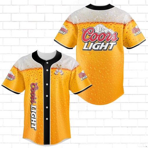 Coors Light Beer Baseball Jersey H1123