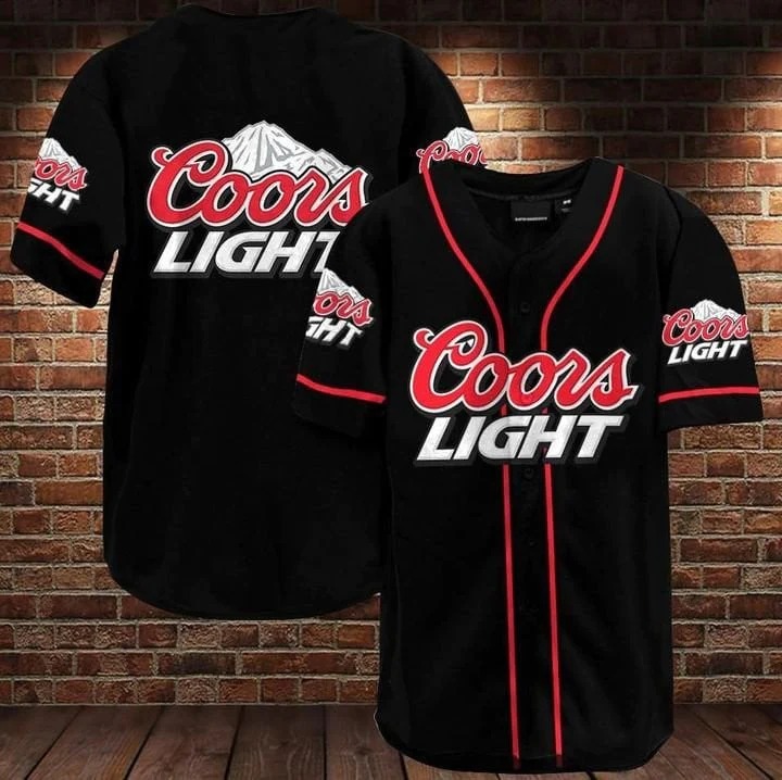 Coors Light Beer Baseball Jersey