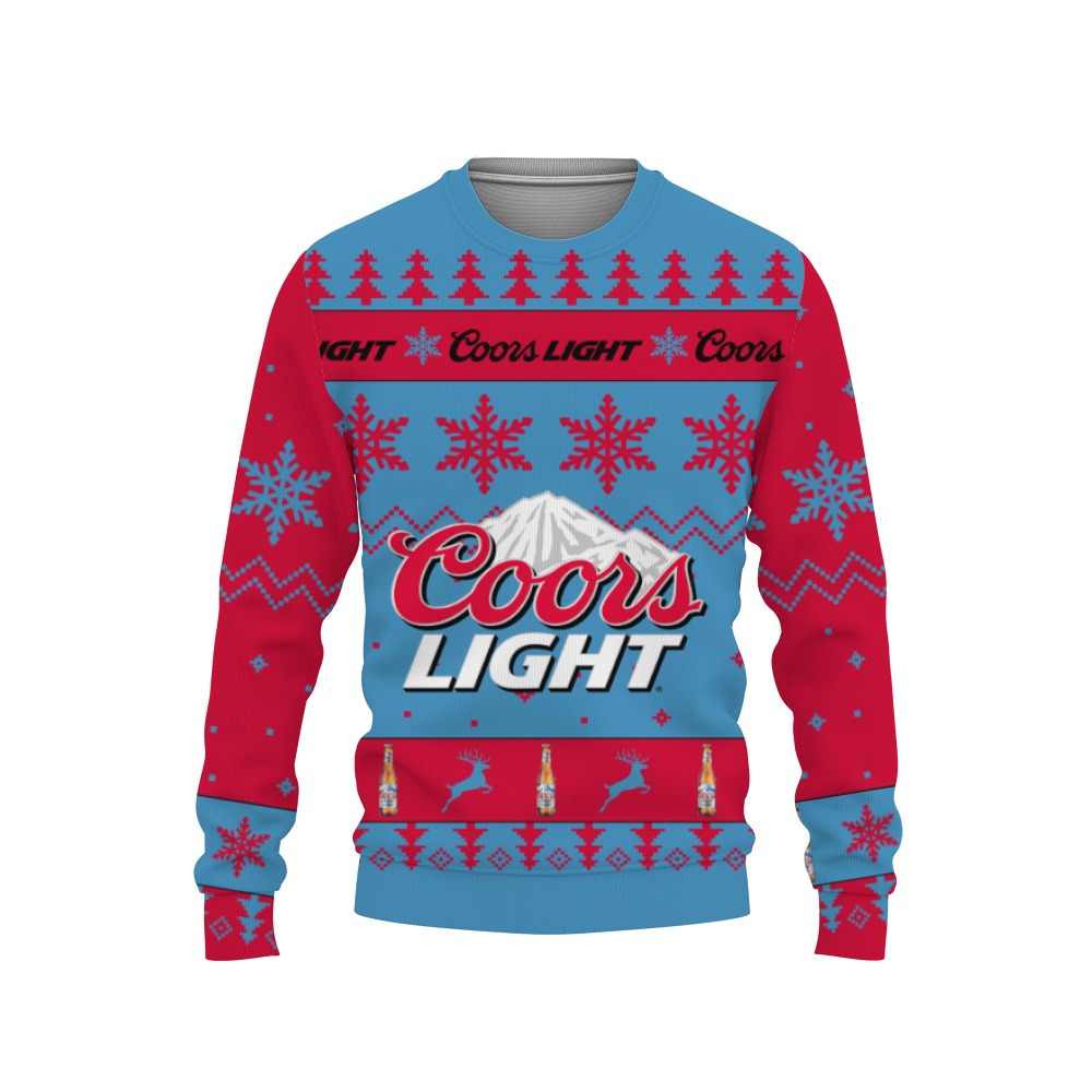Coors Light Beers Merry Christmas Unisex Gift Fan-3D Sweatshirt