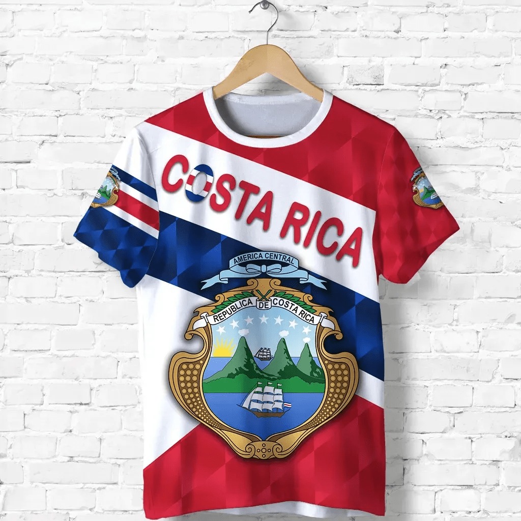 Costa Rica T Shirt Sporty Style