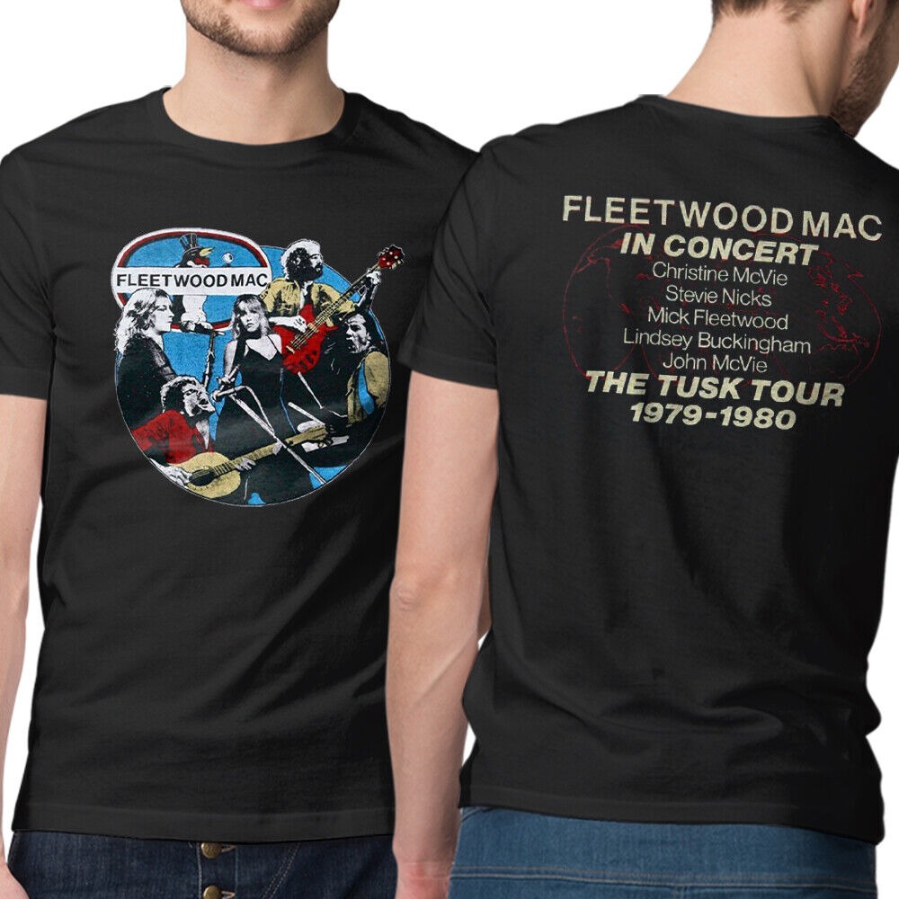 Cotton Shirt Fleetwood Mac Concert The Tusk Tour Mick Fleetwood Christine