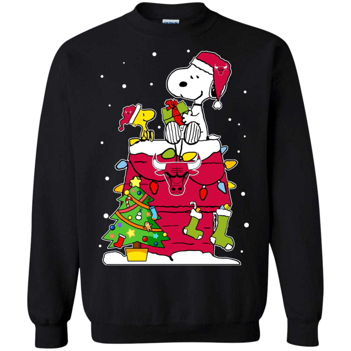 Cover your body with amazing Chicago Bulls Snoopy Ugly Christmas Sweaters Shirts