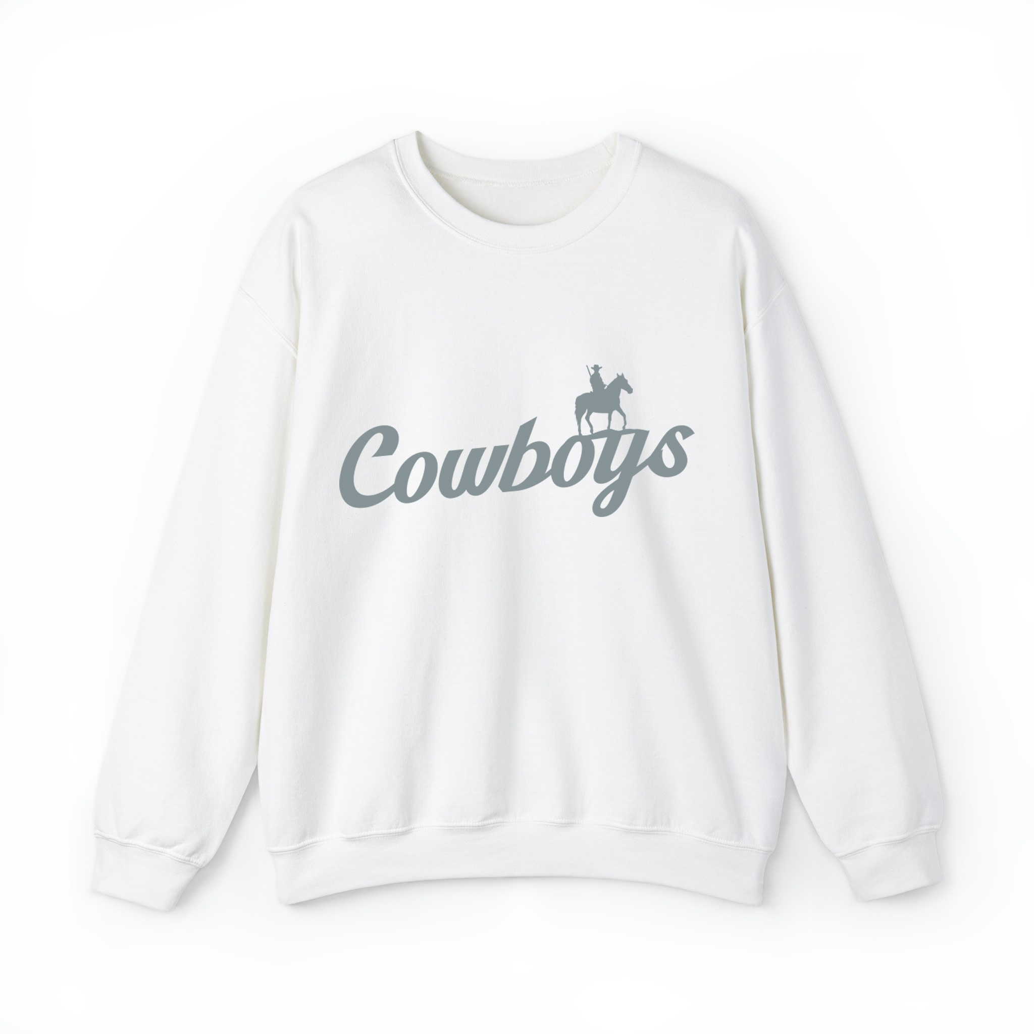 Cowboys Football Retro v2 Unisex Sweatshirt- White