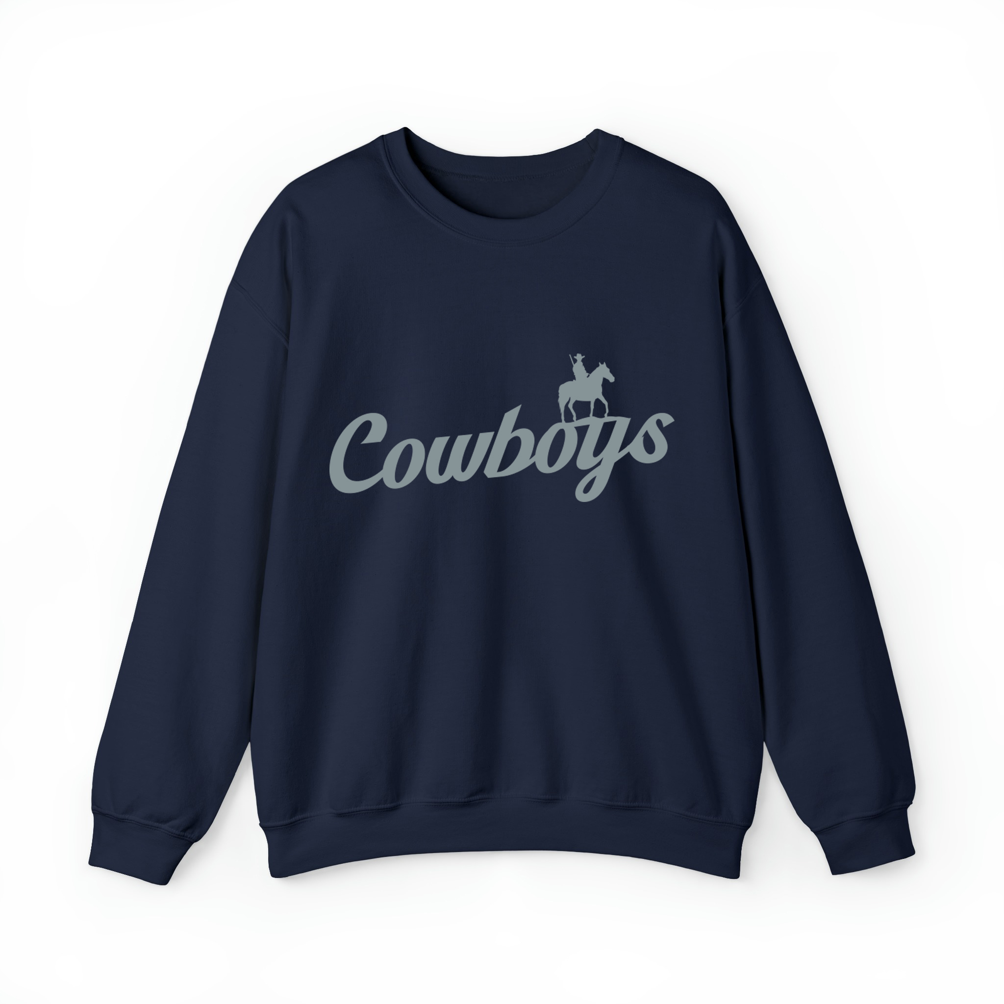 Cowboys Football Retro v2 Unisex Sweatshirt-Navy