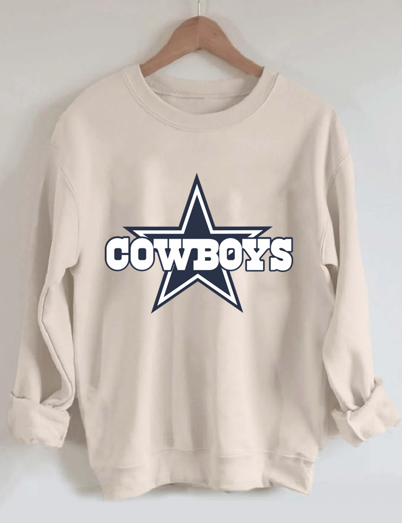 Cowboys Football Unisex Sweatshirt Sand