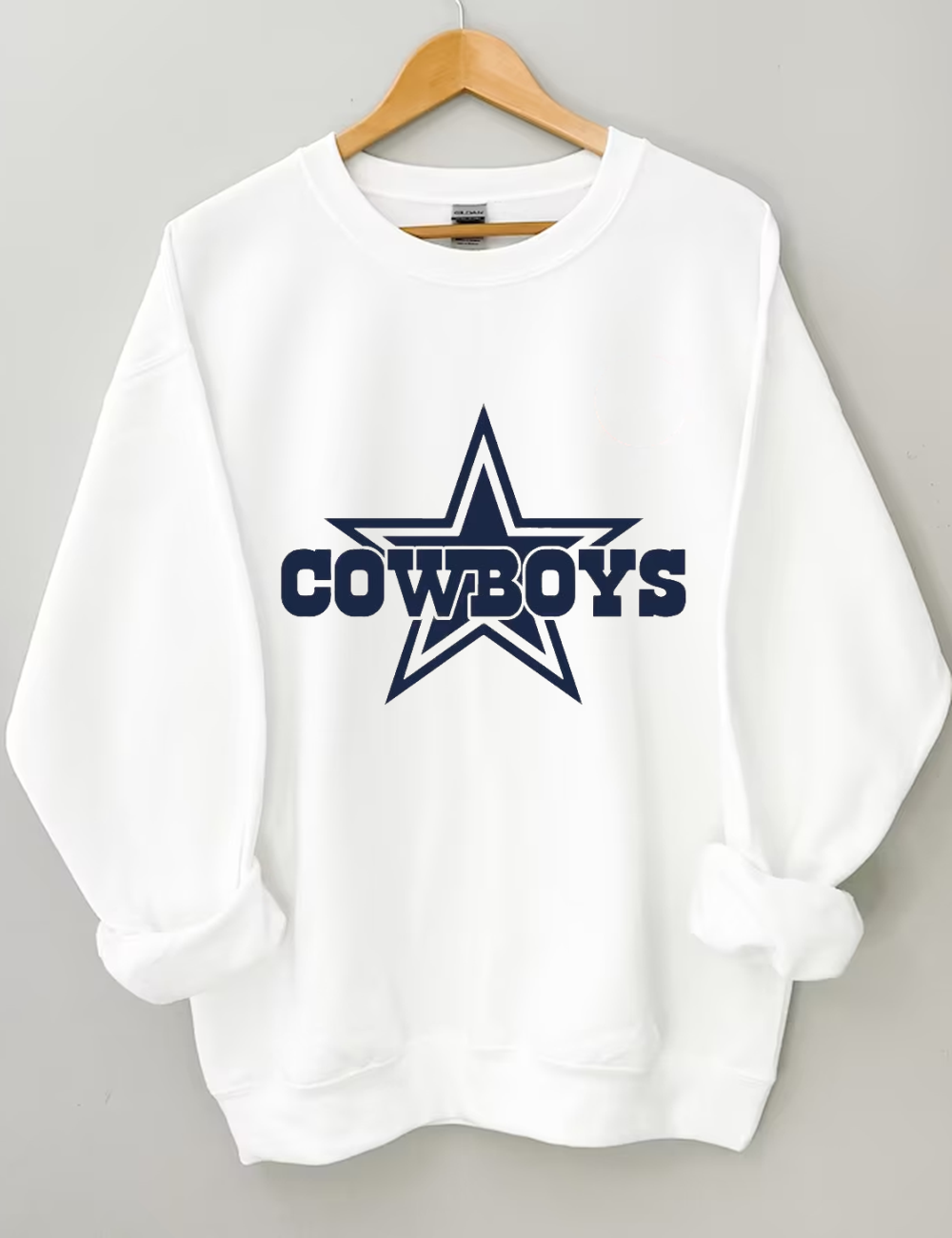 Cowboys Football Unisex Sweatshirt White