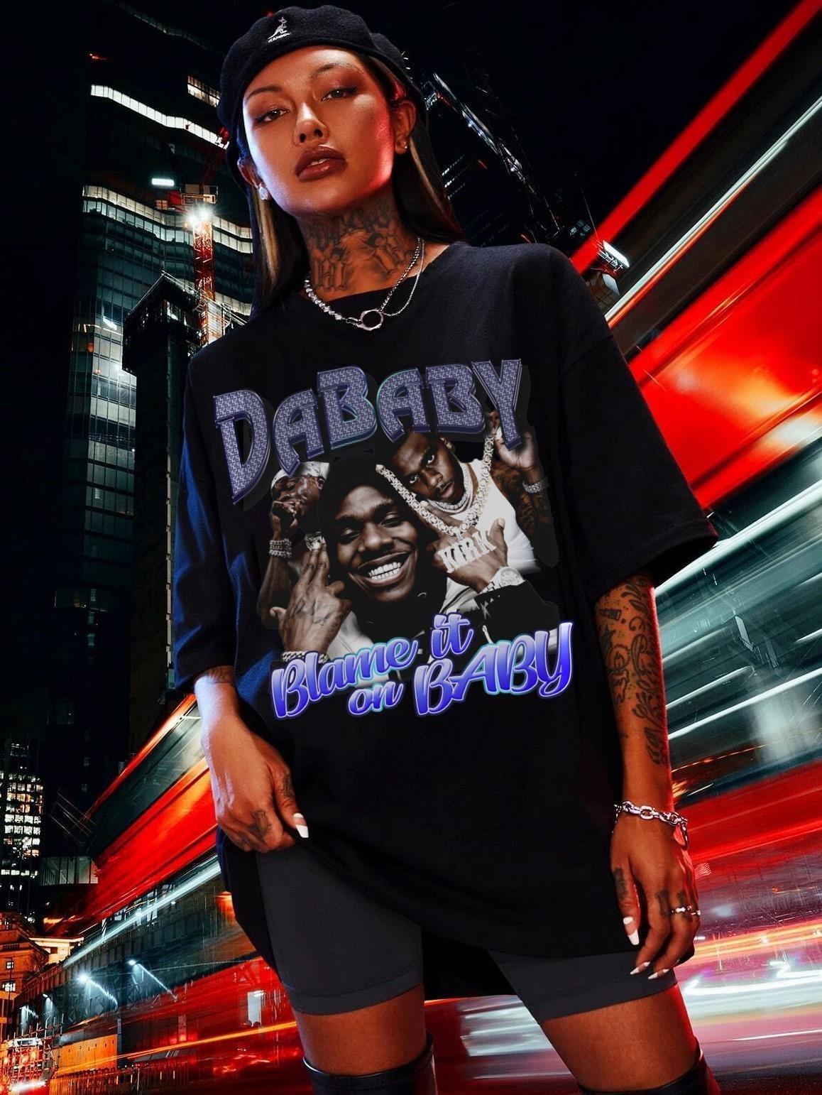 Dababy Unisex T-Shirt 90S Vintage Rap Tee, Hip Hop Shirt, Rapper Retro Shirt, Da